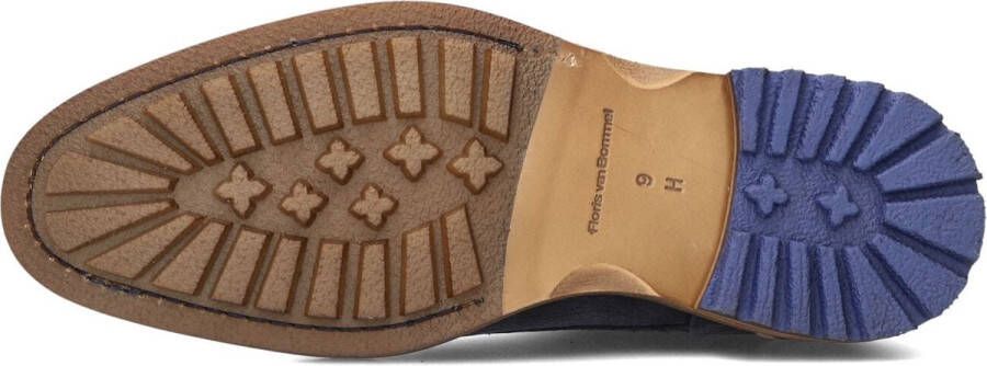 Floris van Bommel Sfm-50141 Crepi Nette schoenen Veterschoenen Heren Blauw