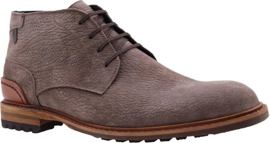 Floris van Bommel CFEPI~11.25~~~~~~~~~~~~~~~~~~~ Vrije tijd half-hoogHeren veterschoenHeren sneakers Taupe - Foto 2