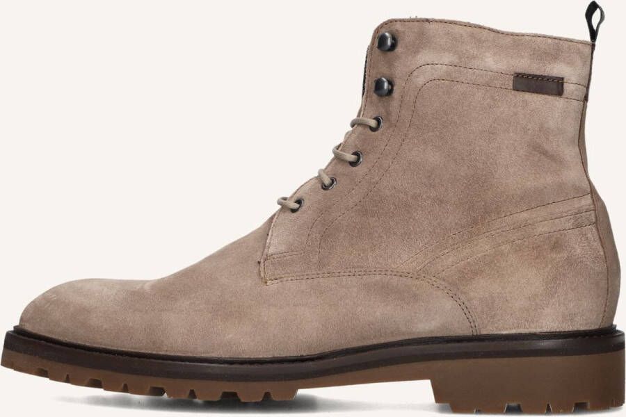 FLORIS VAN BOMMEL Veterboots Heren Sfm-80033 Sturdi Maat: 44⅔ Materiaal: Suède Kleur: Taupe - Foto 4