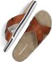 Van Bommel Casual DarkCognac Leren Heren Sandalen Slippers Brown Heren - Thumbnail 2