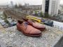 Floris van bommel 30118 De Stapper 02.00 Dark Cognac G+Wijdte Veterschoenen - Thumbnail 9