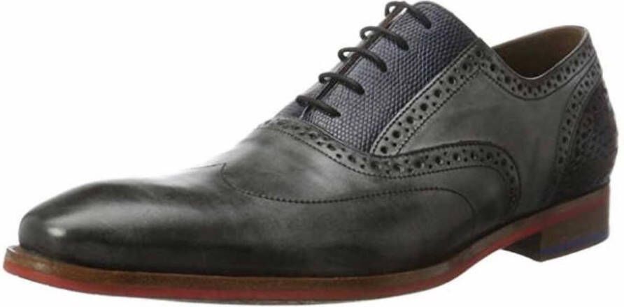 Floris van Bommel 19062 Heren veterschoenPopulaire herenschoenen Kleur: Grijs - Foto 3
