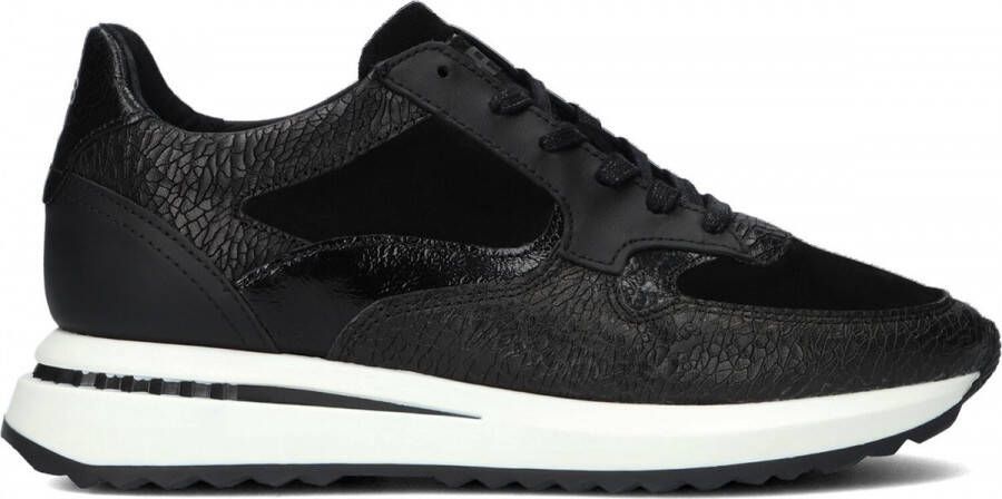 Floris van Bommel Sfw 10082 Lage sneakers Leren Sneaker Dames Zwart