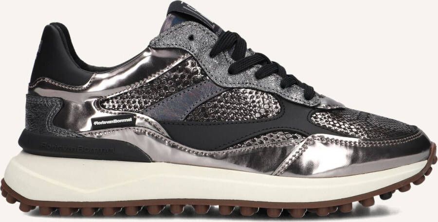 FLORIS VAN BOMMEL Lage Sneakers Dames Sfw-10085 Noppi Maat: 41 Materiaal: Leer Kleur: Zwart