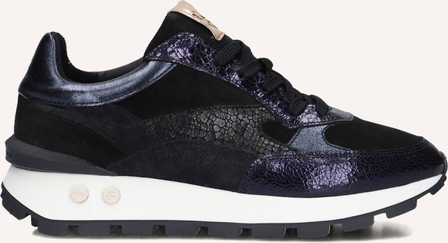 FLORIS VAN BOMMEL Lage Sneakers Dames Sfw-10098 Blokki Maat: 43 Materiaal: Suède Kleur: Blauw