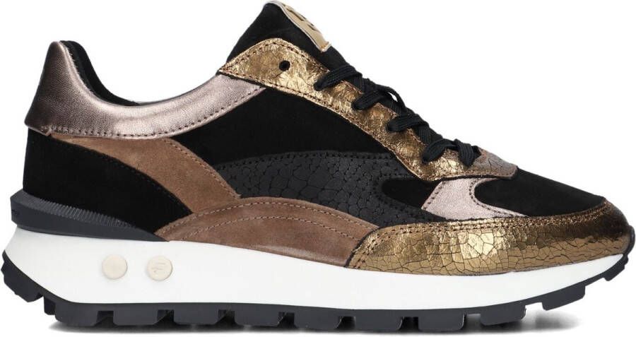 FLORIS VAN BOMMEL Lage Sneakers Dames Sfw-10098 Blokki Maat: 39 Materiaal: Suède Kleur: Zwart