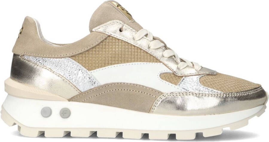 Floris van Bommel Sfw-10098 Sneakers Leer Dames Zand