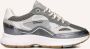 FLORIS VAN BOMMEL Lage Sneakers Dames Sfw-10101 Maat: 38 Materiaal: Leer Kleur: Zilverkleurig - Thumbnail 2