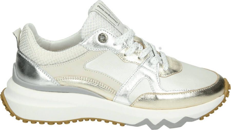 Floris van Bommel Sfw-10111 Sneakers Leer Dames Zilver