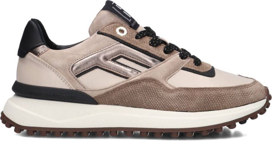 FLORIS VAN BOMMEL Lage Sneakers Dames Sfw-10128 Noppi Maat: 41 Materiaal: Suède Kleur: Taupe