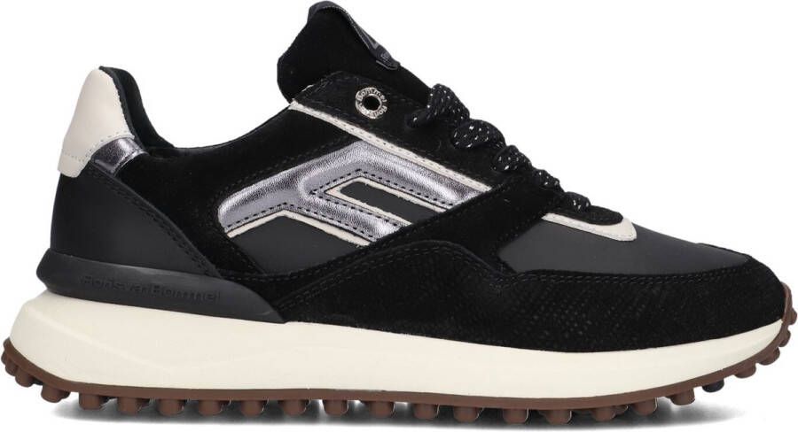 FLORIS VAN BOMMEL Lage Sneakers Dames Sfw-10128 Noppi Maat: 39 5 Materiaal: Suède Kleur: Zwart