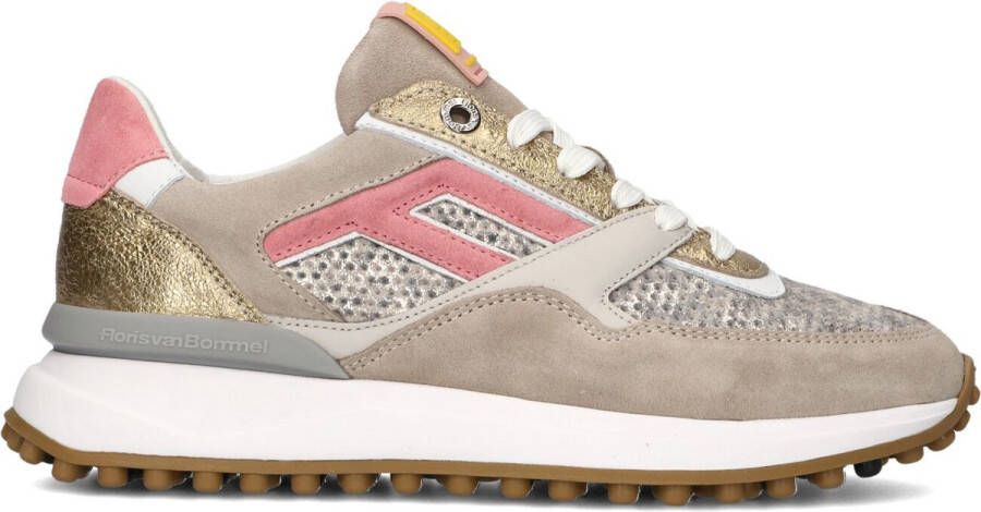 FLORIS VAN BOMMEL Lage Sneakers Dames Sfw-10128 5 Lakleer Goud