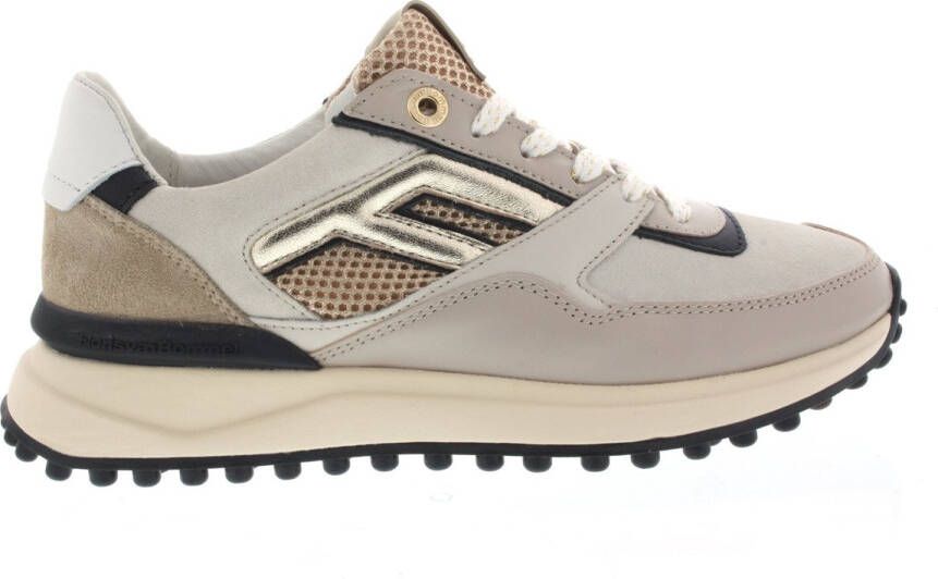 Floris van Bommel Sfw-10128 Sneakers Suède Dames Beige