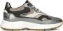 FLORIS VAN BOMMEL Lage Sneakers Dames Sfw-10133 Daysi Maat: 38 Materiaal: Leer Kleur: Zilverkleurig - Thumbnail 1