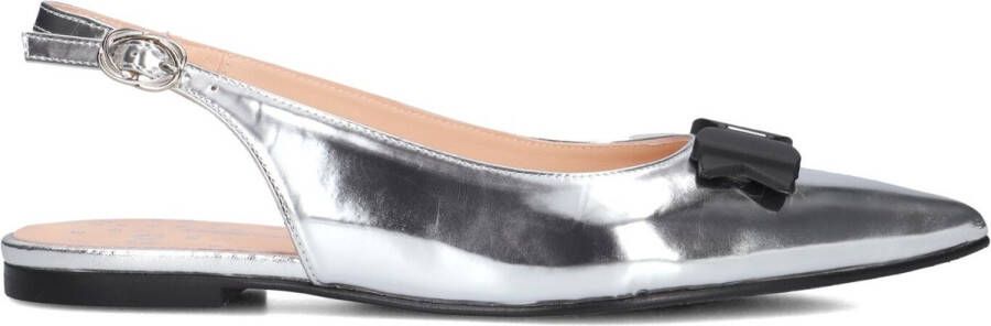 FLORIS VAN BOMMEL Slingbacks Dames Sfw-40050 Maat: 39 Materiaal: Leer Kleur: Zilver - Foto 3