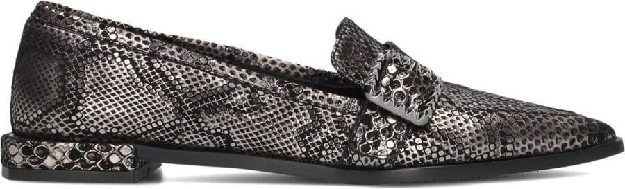 Floris van Bommel Sfw-40051 Gynni Loafers Dames Instappers Zilverkleurig