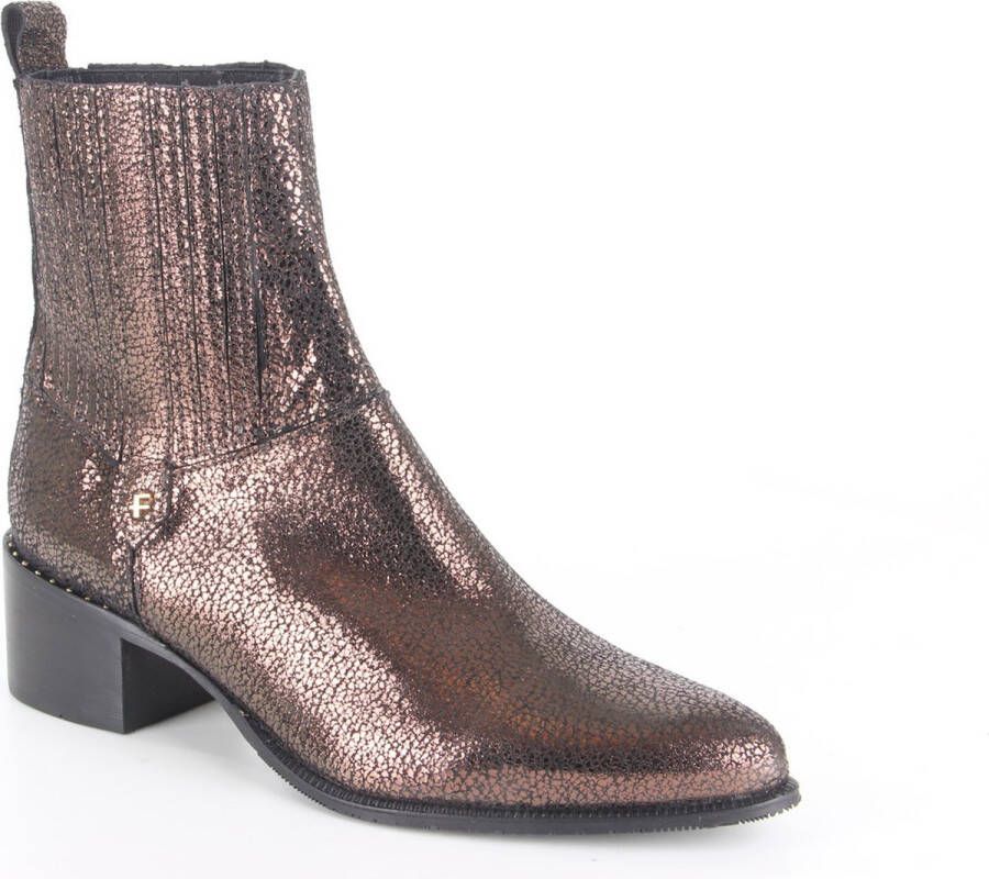 Floris van Bommel Sfw-50053 Enkellaarsjes Dames Bruin