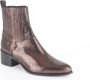 Floris van bommel 50053 Evi 01.02 Brown G-Wijdte Enkellaarzen - Thumbnail 2