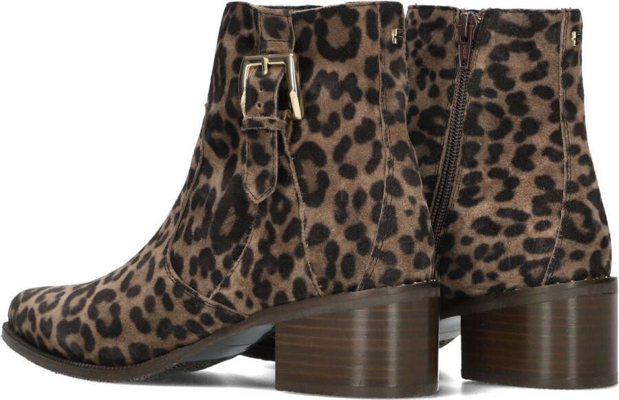 FLORIS VAN BOMMEL Enkellaarsjes Dames Sfw-50065 Evi Maat: 41 Materiaal: Suède Kleur: Bruin - Foto 4