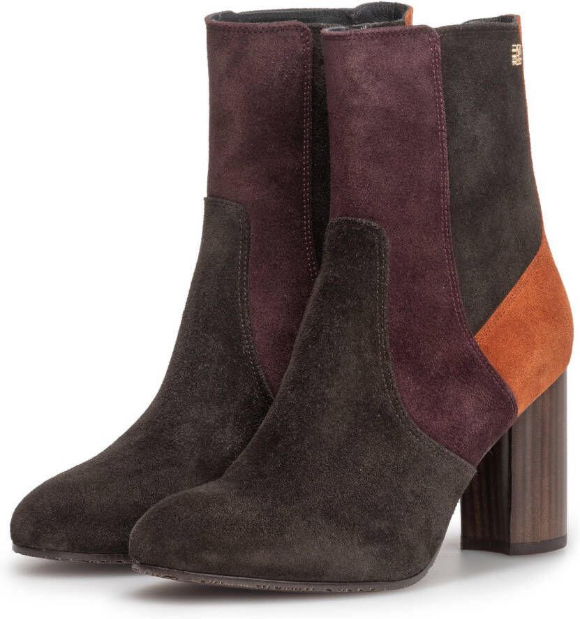 Floris van Bommel Sfw-50075 Kaci Enkellaarsjes Enkelboots met rits Dames Bruin