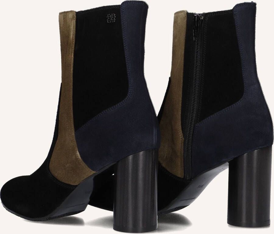 Floris van Bommel Sfw-50075 Kaci Enkellaarsjes Enkelboots met rits Dames Zwart