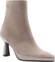 Floris van Bommel Sfw-50076 Enkellaarsjes Enkelboots met rits Dames Beige - Thumbnail 3