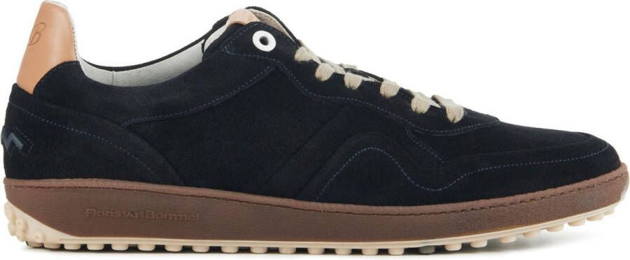 Floris van Bommel Sneakers Heren Lage sneakers Herenschoenen Suède SFM-10160 Blauw +