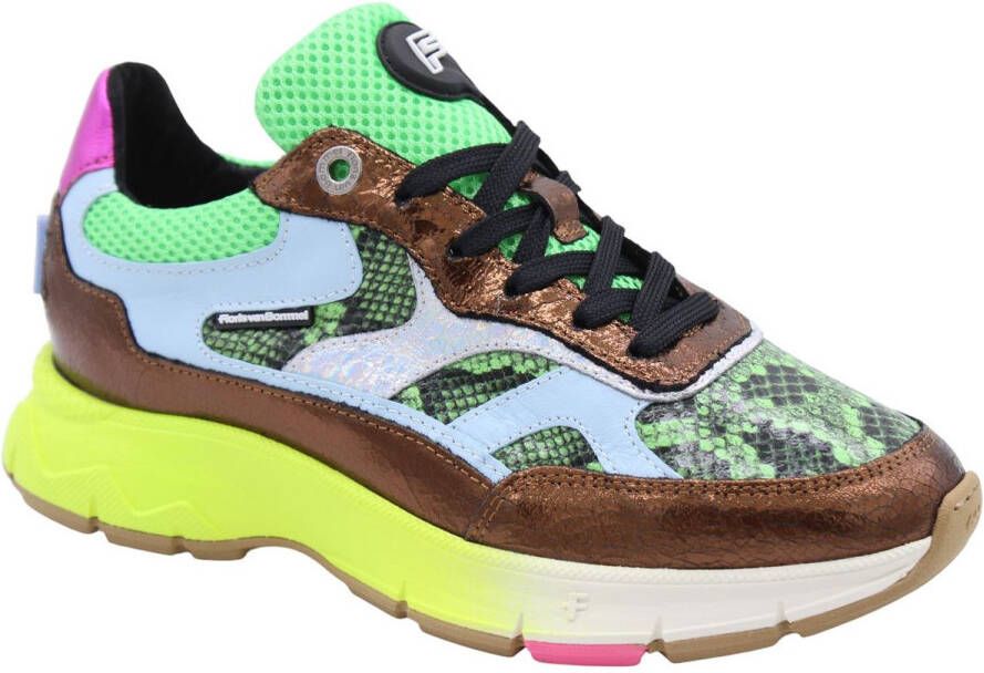Floris van Bommel Sneaker Fluo Groen