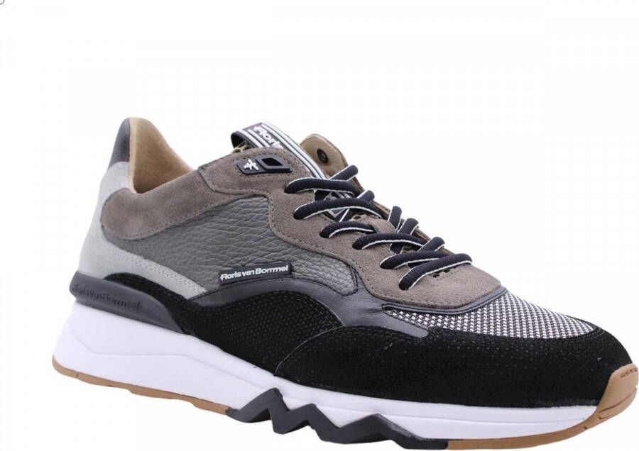 Floris van Floris van Bommel van Floris van Bommel Sneakers Heren Lage sneakers Herenschoenen Leer SFM-10135 Grijs - Foto 9