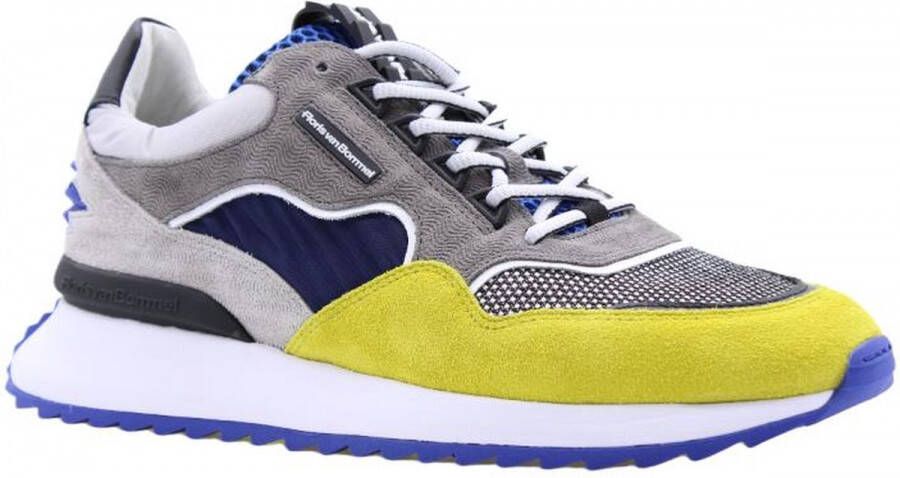 Floris van Floris van Bommel van Floris van Bommel Sneakers Heren Lage sneakers Herenschoenen Leer SFM-10135 Grijs - Foto 14