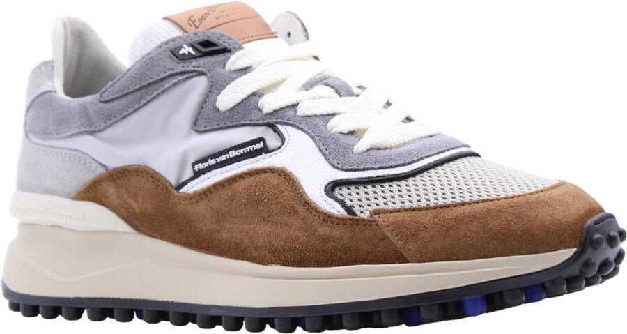 Floris van Floris van Bommel van Floris van Bommel Sneakers Heren Lage sneakers Herenschoenen Leer SFM-10135 Grijs - Foto 13