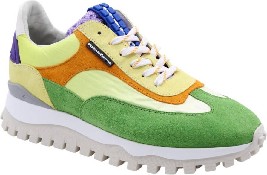 Floris van Bommel DE~GROMMER~07.00~~~~~~~~~~~~~~ Lage sneakersVrije tijdsschoenenHeren sneakers Groen - Foto 4