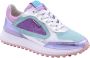 FLORIS VAN BOMMEL Lage Sneakers Dames Sfw-10107 Maat: 41 Materiaal: Leer Kleur: Paars - Thumbnail 2