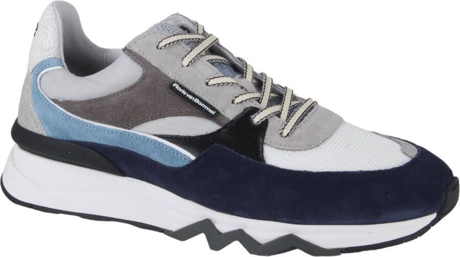 Floris van Bommel Sneaker SFM-10155-40-02 Blauw Grijs Combi