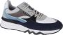 Floris van bommel 10155 De Zager 07.08 Blue G+ Wijdte Lage sneakers - Thumbnail 4