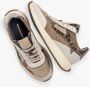 Floris van Bommel Suvi 03.04 suède sneakers met ponyhair taupe beige - Thumbnail 2