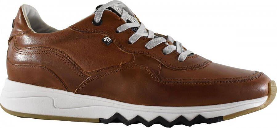 Floris van Bommel Sneakers Heren Lage sneakers Herenschoenen Leer 16397 Cognac + - Foto 3