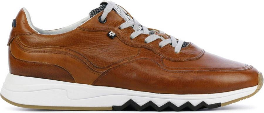 Floris van Bommel Sneakers Heren Lage sneakers Herenschoenen Leer 16397 Cognac + - Foto 2