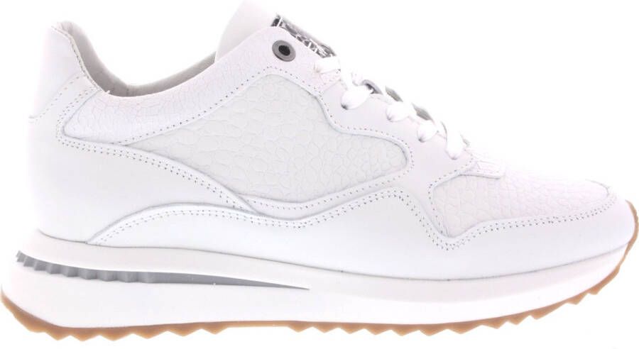 Floris van Bommel Sneakers Dames Lage sneakers Damesschoenen Leer SFW-10119 led Wit - Foto 3