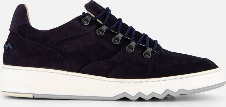 Floris van Bommel Sneakers Heren Lage sneakers Herenschoenen Suède SFM-10164 Blauw