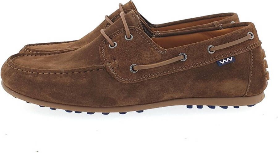 Floris van bommel 30313 Stevi 03.03 Cognac H-Wijdte Veterschoenen