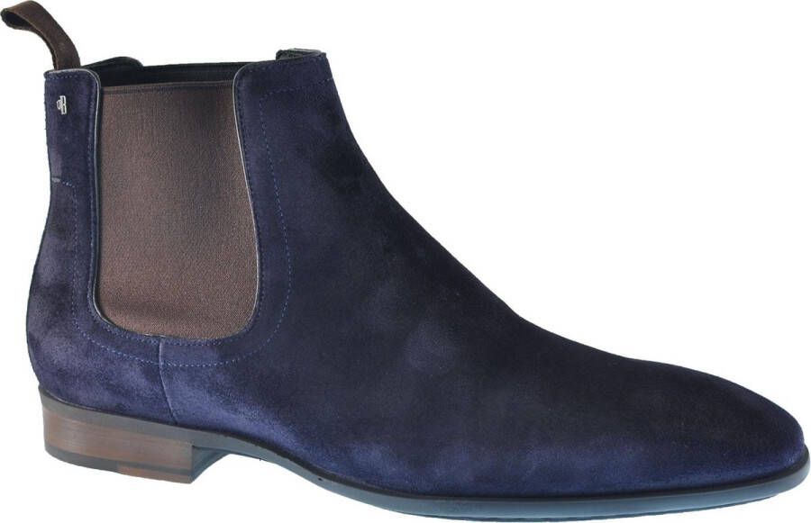 Van Bommel 10342 hoge business schoenen heren blauw 01 darkblue suede 42 5 (8+) - Foto 10