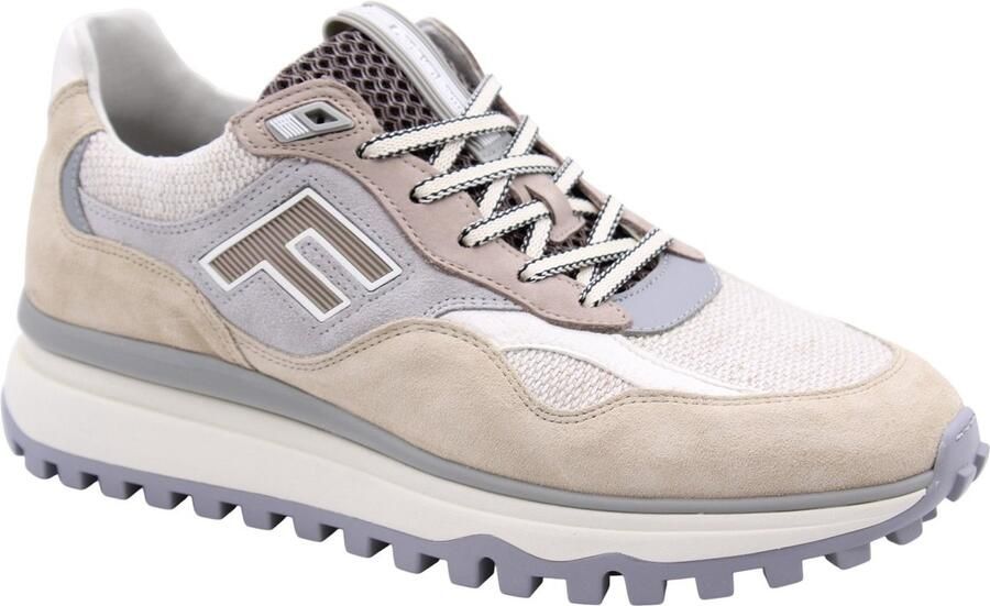 FLORIS VAN BOMMEL Lage Sneakers Heren Sfm-10238 De Gripper Maat: 43⅓ Materiaal: Suède Kleur: Beige