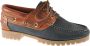 Floris van Bommel Van Bommel 10470 Sportieve veterschoen men (10+) bluebeige 11 darkblue Leer - Thumbnail 1