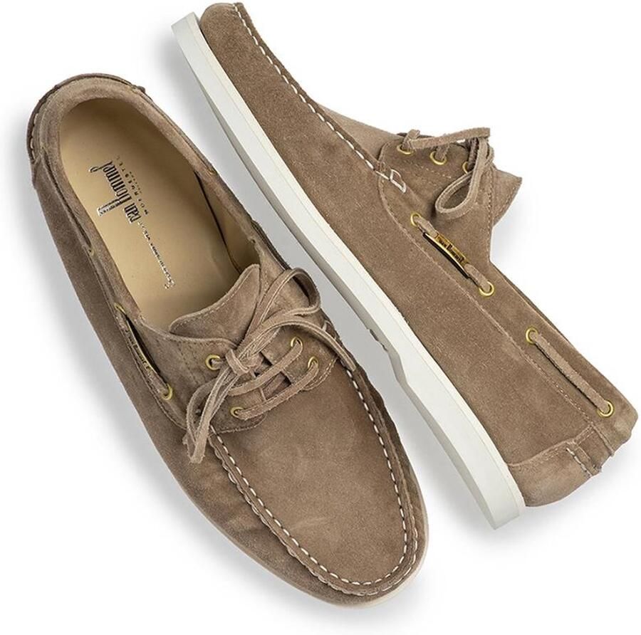 Van bommel 30164 Nava 01.05 Light Brown G+ Wijdte Veterschoenen