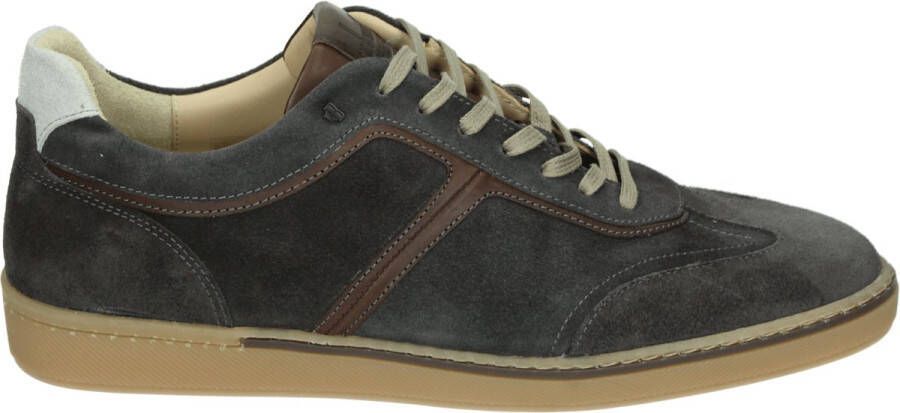VAN BOMMEL Lage Sneakers Heren Sbm-10024 Bora Maat: 41 5 Materiaal: Suède Kleur: Bruin