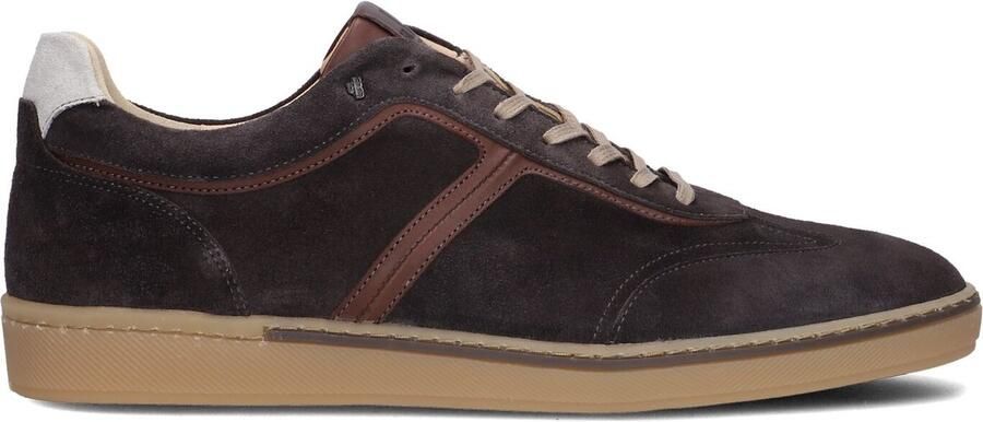 VAN BOMMEL Lage Sneakers Heren Sbm-10024 Bora 43 5 Suède Bruin