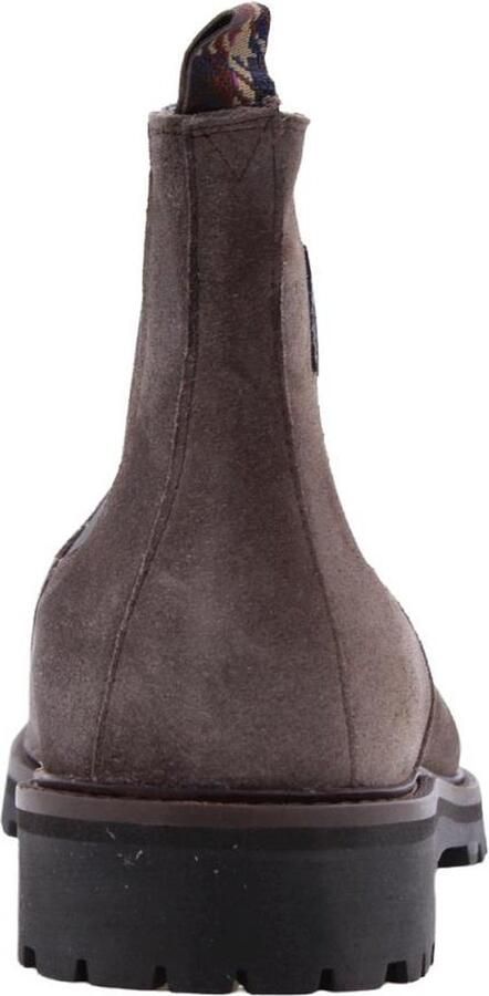 Floris van Bommel Mannen Suède Effen Chelsea laars Laarzen Herenschoenen 20072 Taupe - Foto 15