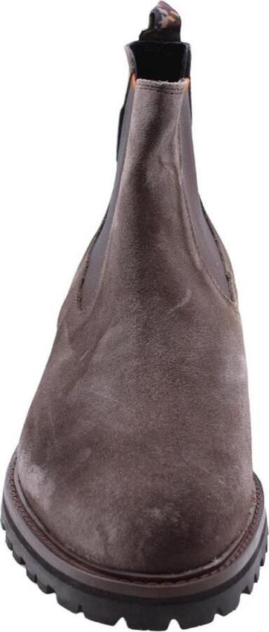 Floris van Bommel Mannen Suède Effen Chelsea laars Laarzen Herenschoenen 20072 Taupe - Foto 16