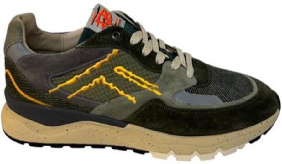 Van Bommel FLORIS HEREN SNEAKERS GROEN SFM-10243-51-01 DE TREENER 06.11-DARKGREEN-G½ - Foto 4